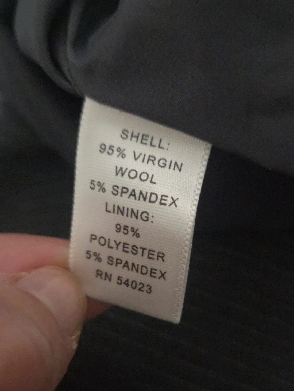 Y2K Banana Republic Virgin Wool Pinstripe Pencil Skirt Petite 2